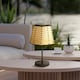 image 4 of RATTAN WEAVE SOLAR LAMP