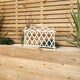 image 5 of Pack of 3 27cm White Plastic Garden Patio Lawn Border Fence Edging