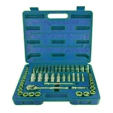 Metric And Imperial AF SAE Shallow And Deep Socket Set 50pcs 6mm - 19mm