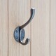 image 5 of Hammer & Tongs Hat & Coat Hook - W40mm x H105mm - Brass