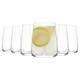 image 1 of LAV Terra Tumbler Glasses - 360ml - Clear - Pack of 6 Clear