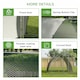 image 6 of PawHut Walk-In Chicken Run w/ Cover, for 8-12 Chickens, 3 x 3.8 x 2.2m