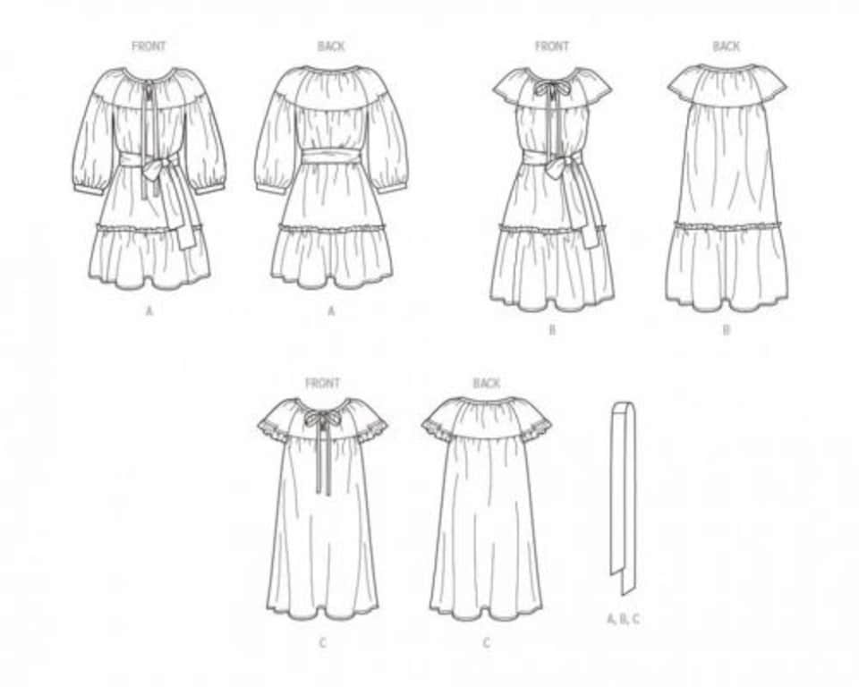 image 1 of Simplicity 9780 Paper Sewing Pattern – Women’s Dress, Size H5 (6–8–10–12–14), Easy