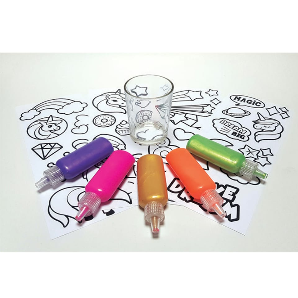 image 1 of Small World Toys Peel And Place Unicorn Gel Stickers