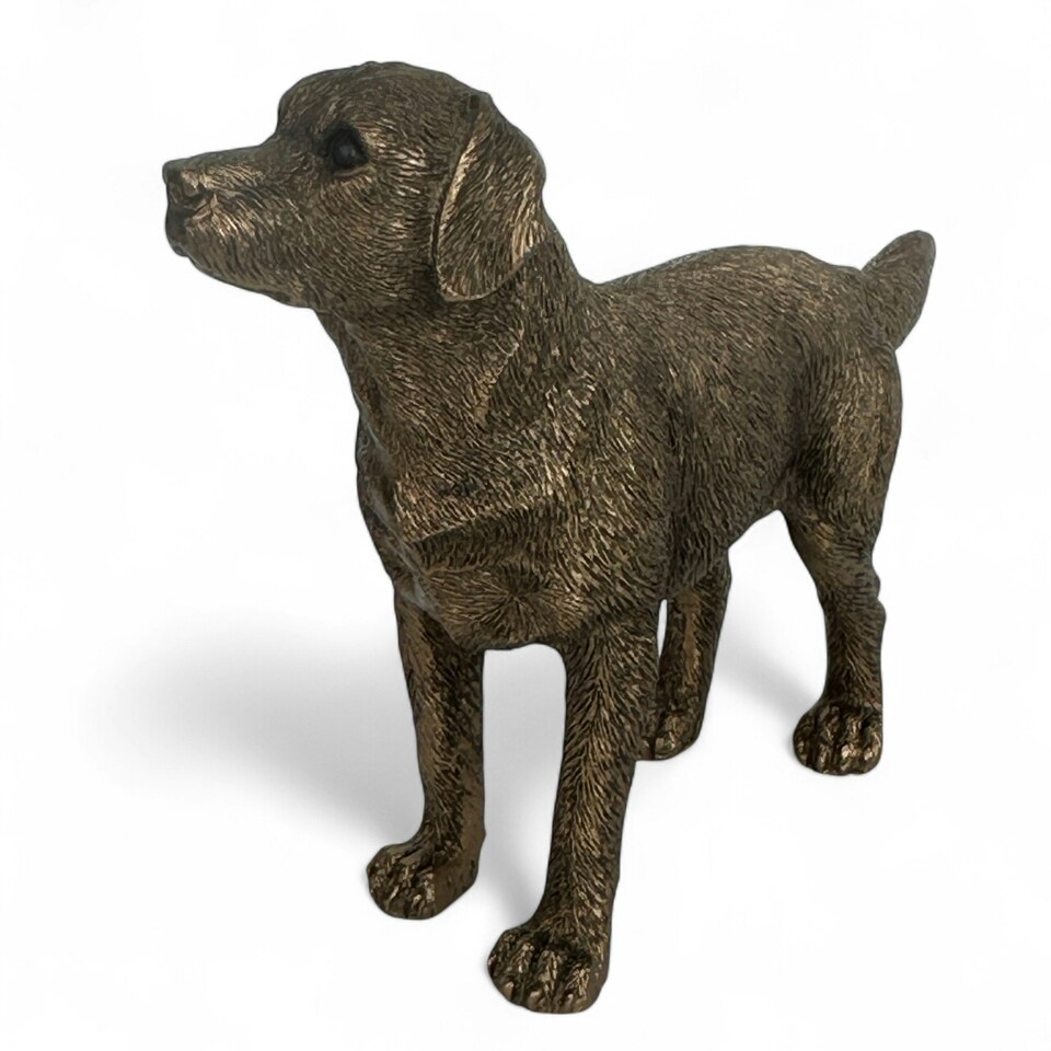 image 1 of Labrador Dog figurine, Leonardo Reflections Bronzed, gift boxed