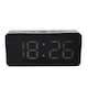 image 1 of Hometime Digital LED Alarm Clock - Black Black