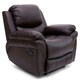 image 1 of Madison Electric Bonded Leather Automatic Recliner Home Lounge Chair (Brown)
