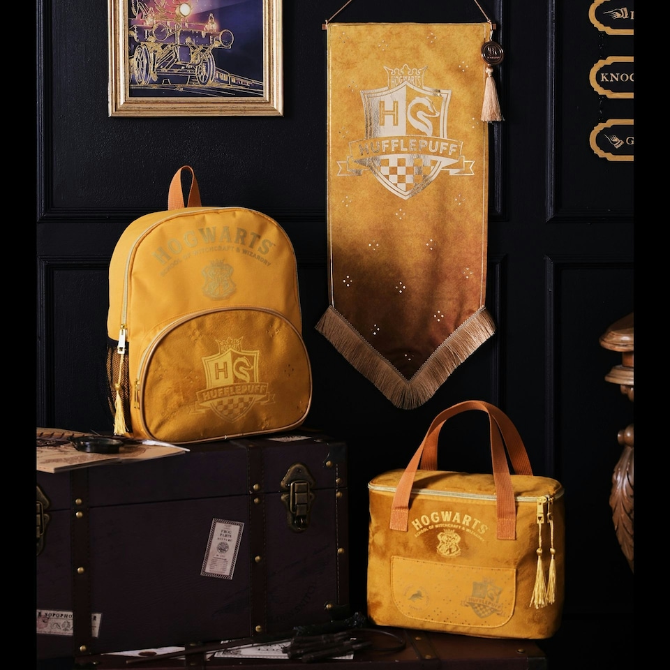 image 1 of Warner Bros Harry Potter Alumni Hanging Banner Hufflepuff