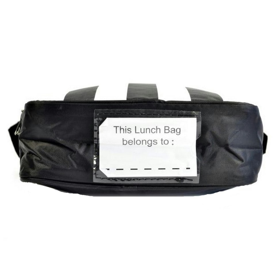 image 1 of Juventus FC Kit Design Lunch Bag - black/white - One Size