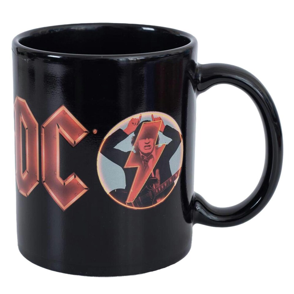 image 1 of AC/DC Heat Changing Mug - Black/Red - One Size
