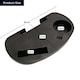 image 4 of Black Plastic Cupholder Side Tray for Garden Gravity Chairs