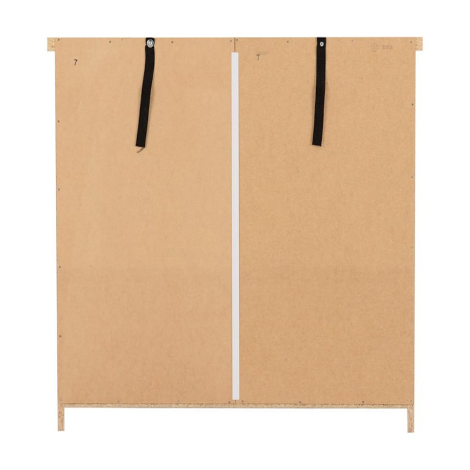 image 1 of Nevada 3 Drawer Chest - L40 x W81 x H70.5 cm - White Gloss