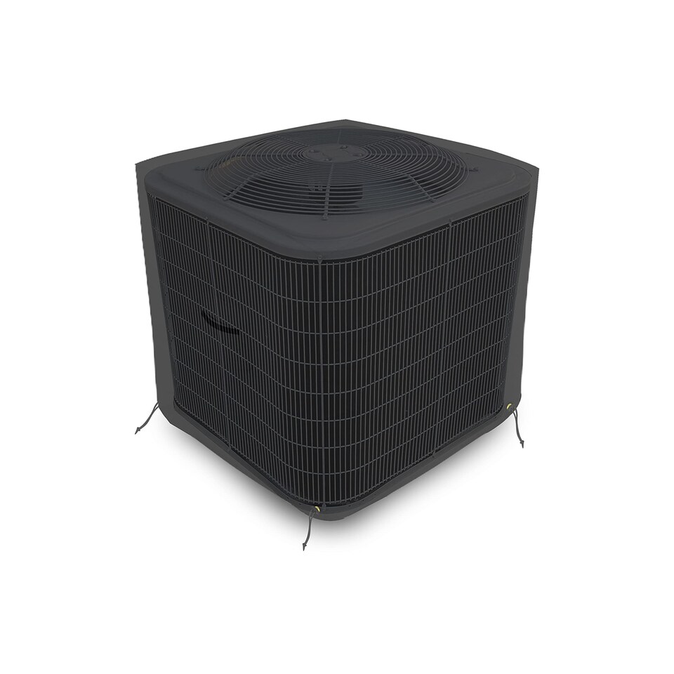 image 1 of Covers&All Air Conditioner Cover 12 Oz Waterproof, 24 in W x 24 in D x 22 in H, Black