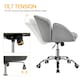 image 5 of Yaheetech Swivel Rolling Home Office Chair with Armrests
