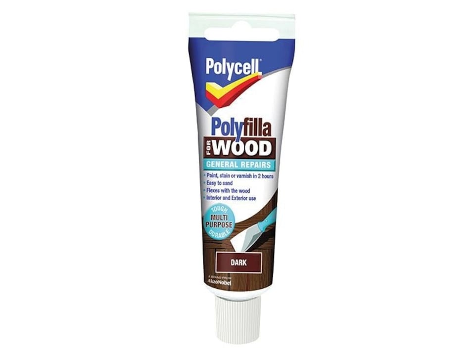 Polycell - Polyfilla For Wood General Repairs Tube Dark 330g