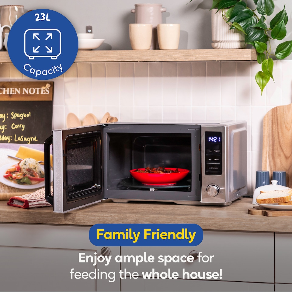 image 1 of Russell Hobbs RHM2372SS, 23L Digital Microwave in Stainless Steel