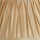 image 4 of 20cm Champagne Poly Silk Pleated Lampshade for Table Lamps
