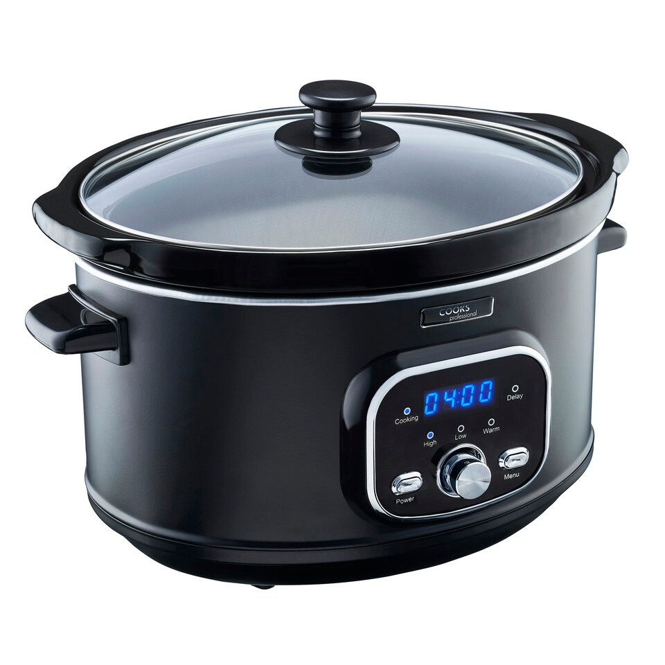 image 1 of Cooks Professional Digital Slow Cooker | 3.5L | 2 Heat Settings plus Keep Warm Function | Removable Easy-Clean Ceramic Bowl