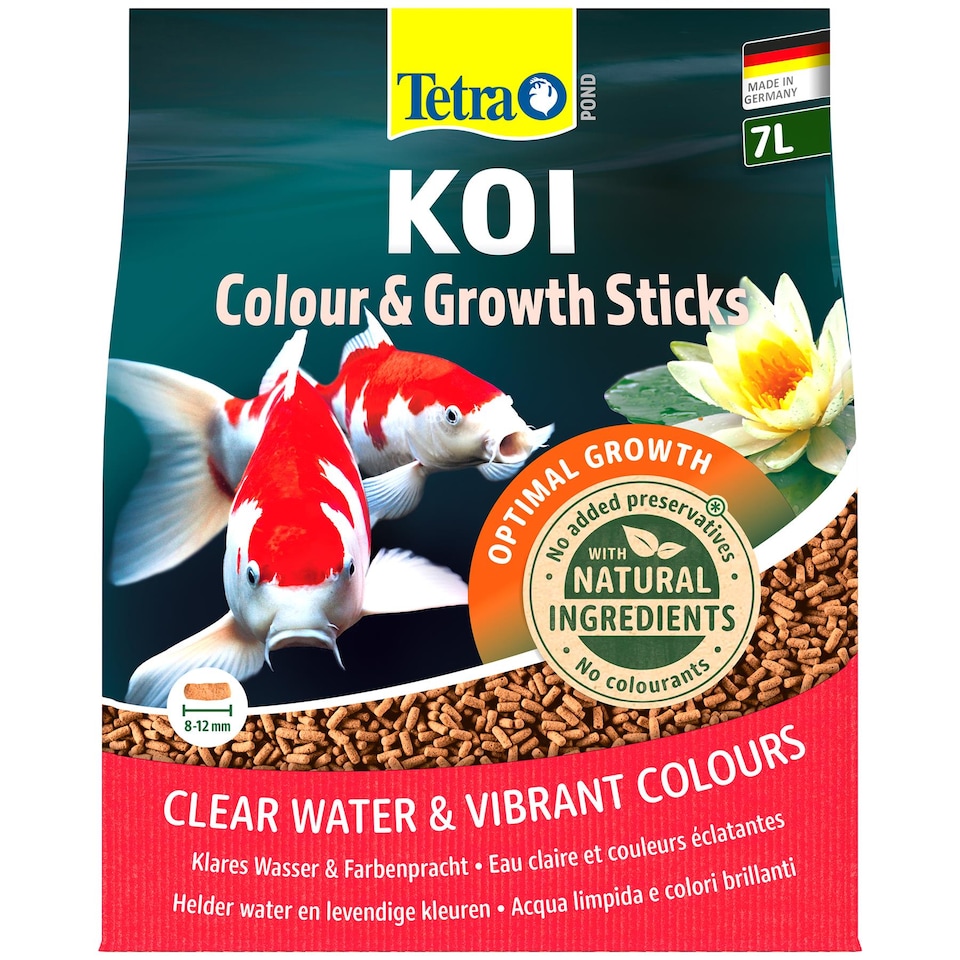 image 1 of Tetra Koi Colour & Growth Pond Sticks 47Litre Bag - Fish Food