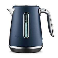 Sage The Soft Top Luxe Quiet Electric Kettle, Fast Boil, Opens Softly, Elegant Design - 1.7 L Capacity, Cordless, 2400 W - Damson Blue