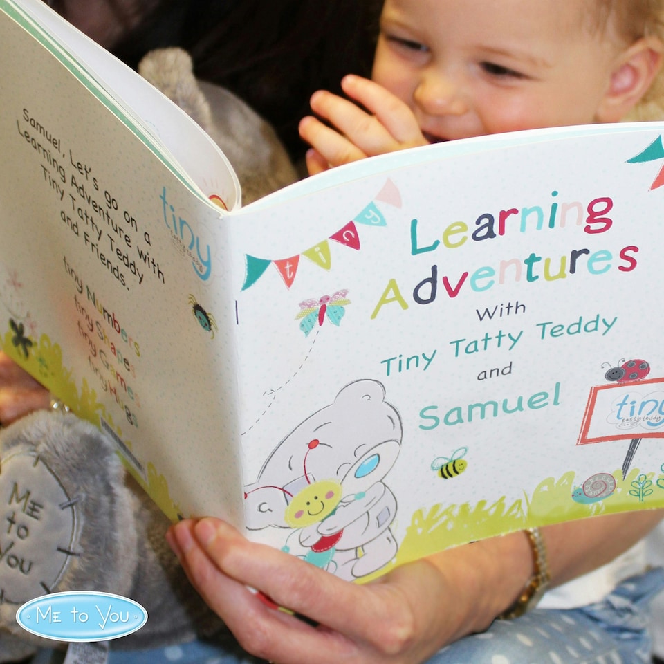 image 1 of Personalised Tiny Tatty Teddy Learning Adventure Book