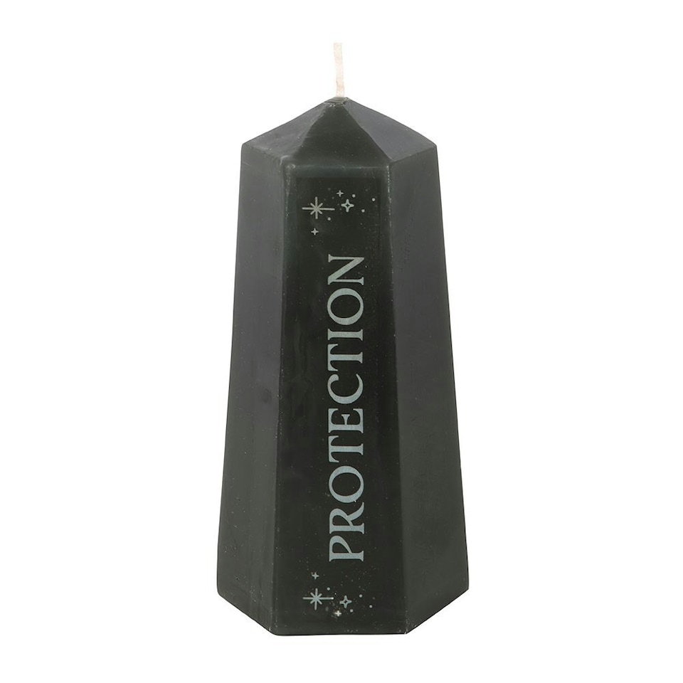 image 1 of Something Different Protection Crystal Candle - Black - One Size | Black | One Size