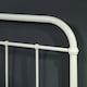 image 5 of Tewin Vintage Hospital Style White Metal Bed Frame (King) | White | White | King
