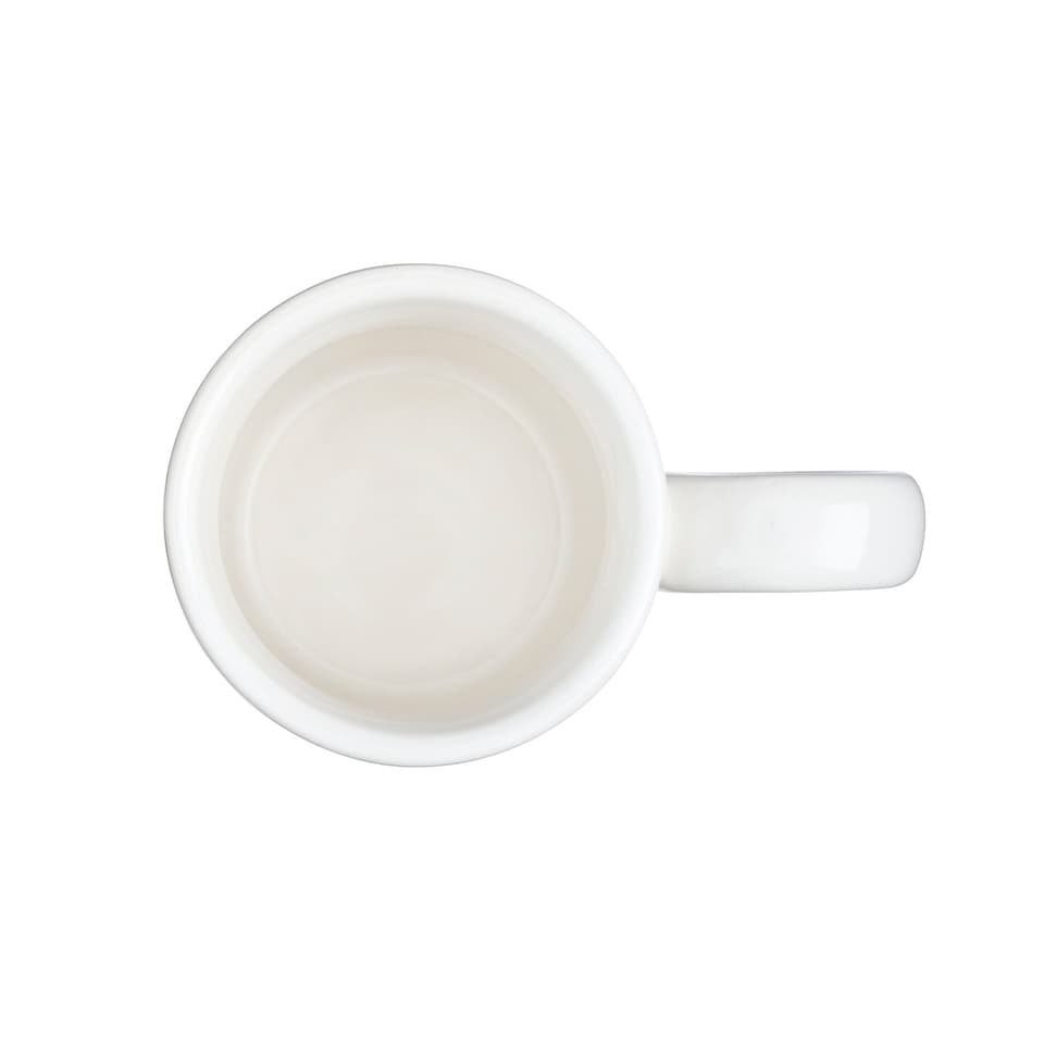 image 1 of Cooks Professional 4pc Espresso Cup Set - Stoneware Mini Mugs - 100ml | White | White