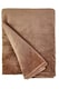 image 1 of Plush Collection Flannel Fleece Super Soft Throw in Mink (50" x 60") | Brown | Brown