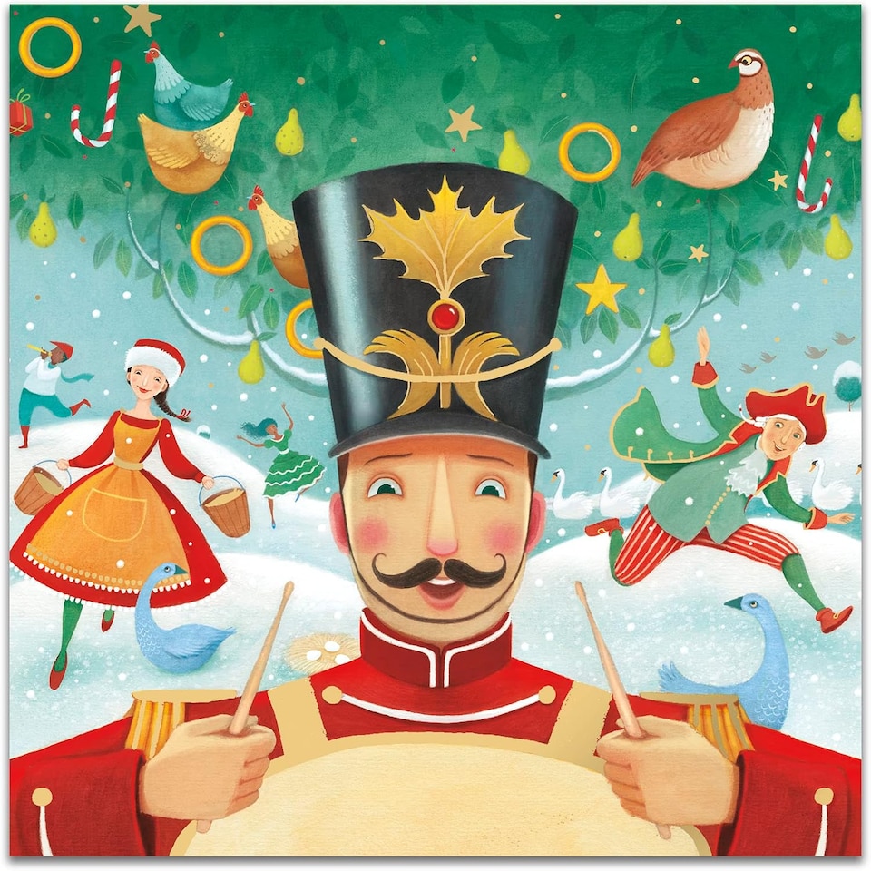 image 1 of Pack of 8 Little Drummer Boy NSPCC Charity Christmas Cards