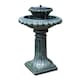image 1 of Primrose Victoriana Solar Bird Bath Water Feature with Lights