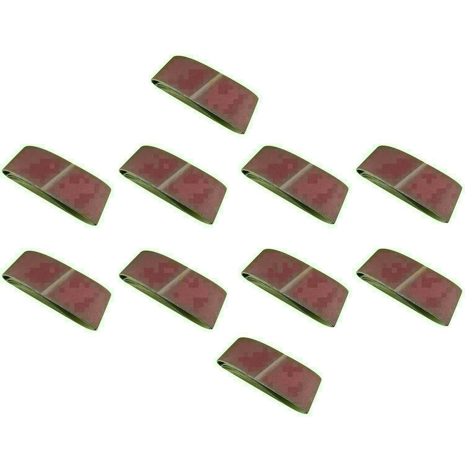 image 1 of 610mm x 100mm 120 Grit Extra Fine Sander Sanding Belts Abrasive Discs 50pk
