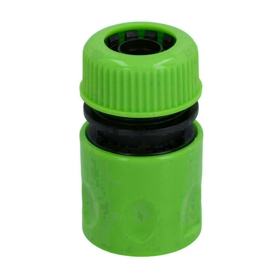 image 1 of Garden Compact Wall Hose Reel With 15 Metres Of Hose + 5 Nozzles / Fittings