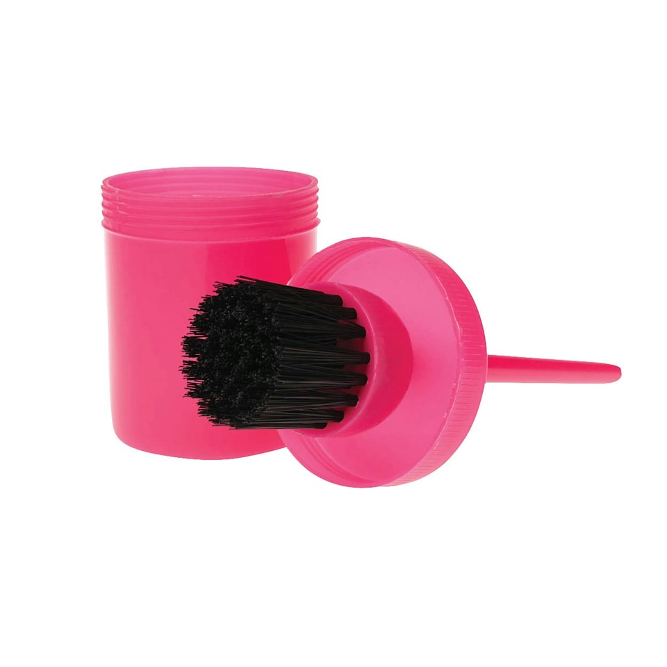 Roma Brights Hoof Oil Brush & Bottle - Hot Pink - One Size