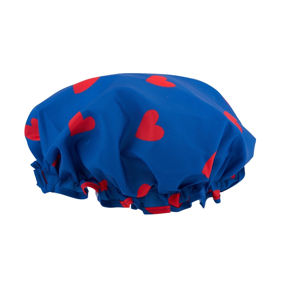 image 1 of SMUG Shower Cap - Loveheart Print