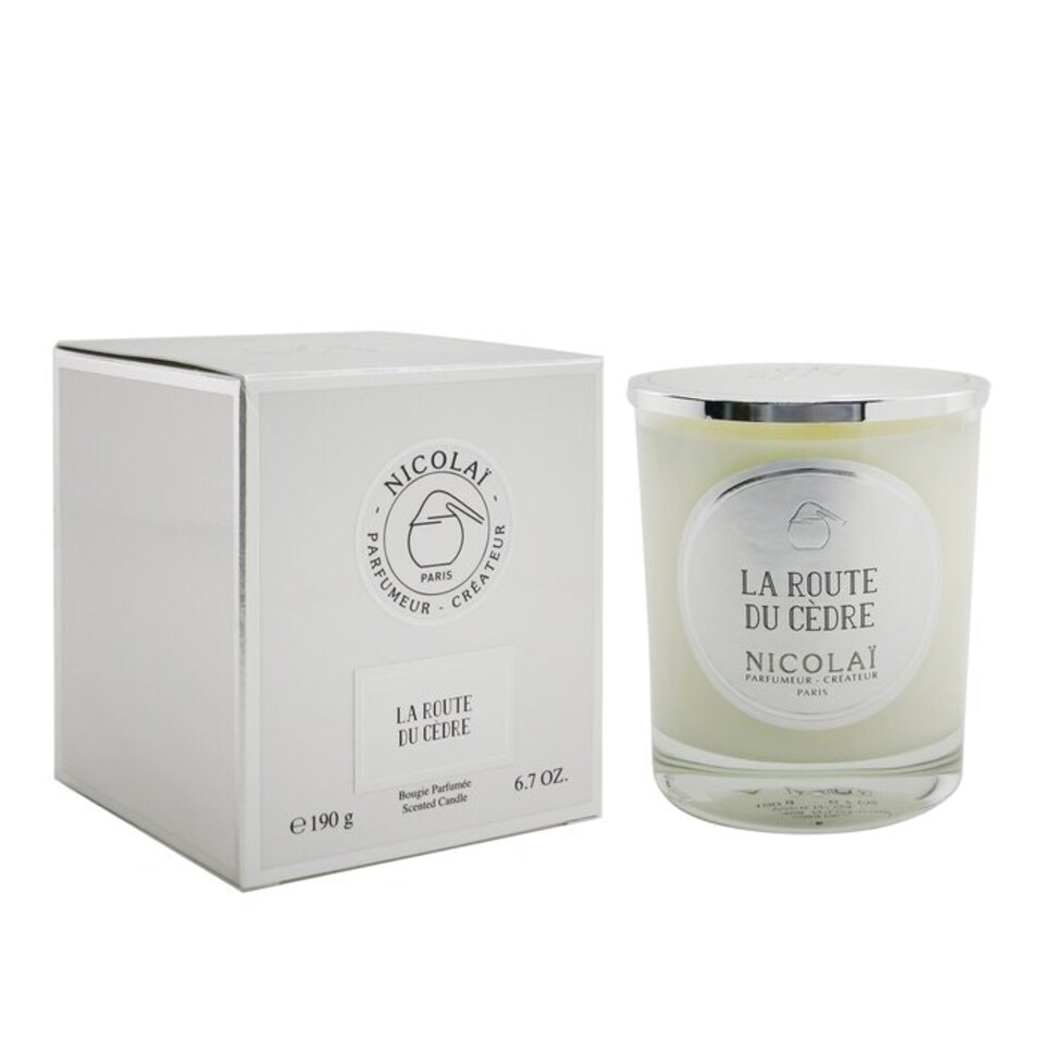 image 1 of Scented Candle - La Route Du Cedre - 190g/6.7oz N/A