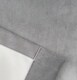 image 5 of Luxury Enhanced Living Grey Velvet, Supersoft, Blackout, Thermal Pair of Curtains with Eyelet Top - 46 x 54 inch (117x137cm) | Grey | Grey | 2