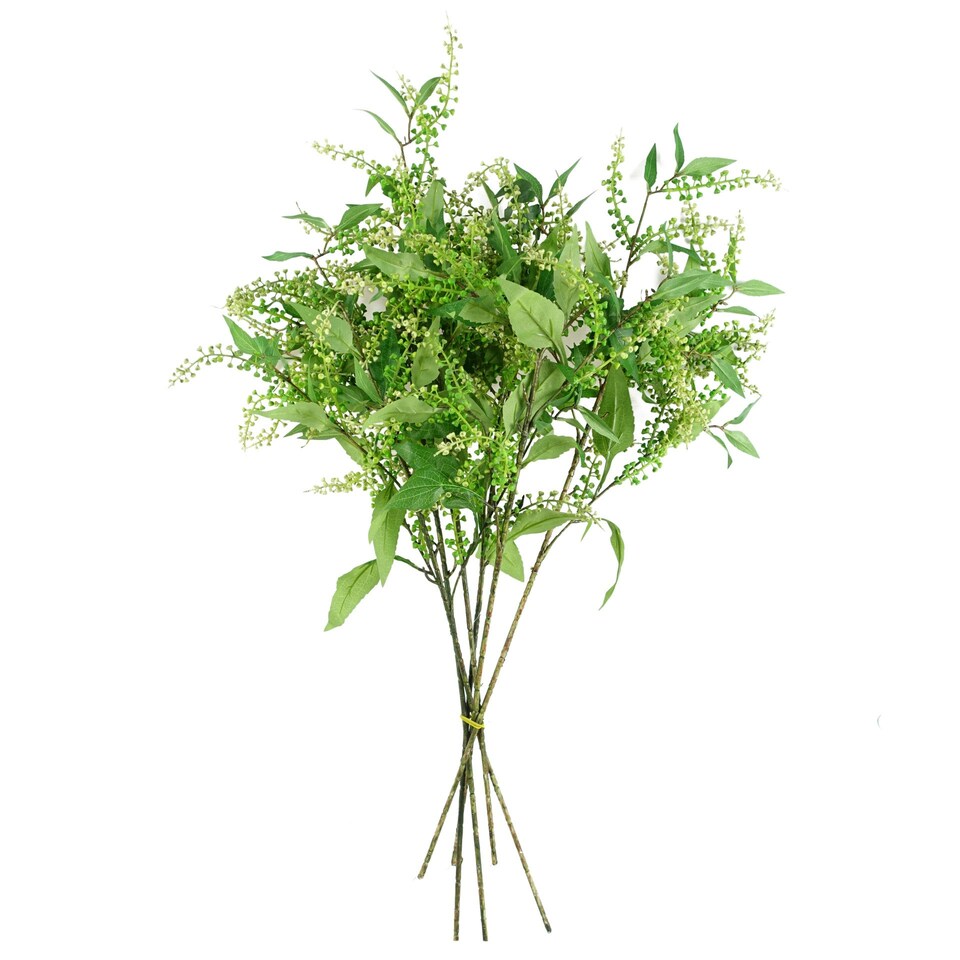 image 1 of 85cm Artificial Green Foliage Spray