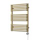 image 1 of Crossmoor - Brushed Gold Electric Towel Rail H736mm x W500mm 400w Thermostatic