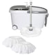 image 1 of Cleanflo Stainless Steel Spin Mop Bucket Set | White | White