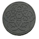 image 3 of Eco-Friendly Garden Stepping Stones - Scroll - Grey (Pack of 4)