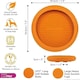 image 2 of LickiMat UFO Bathing Shower & Grooming Distractor Orange