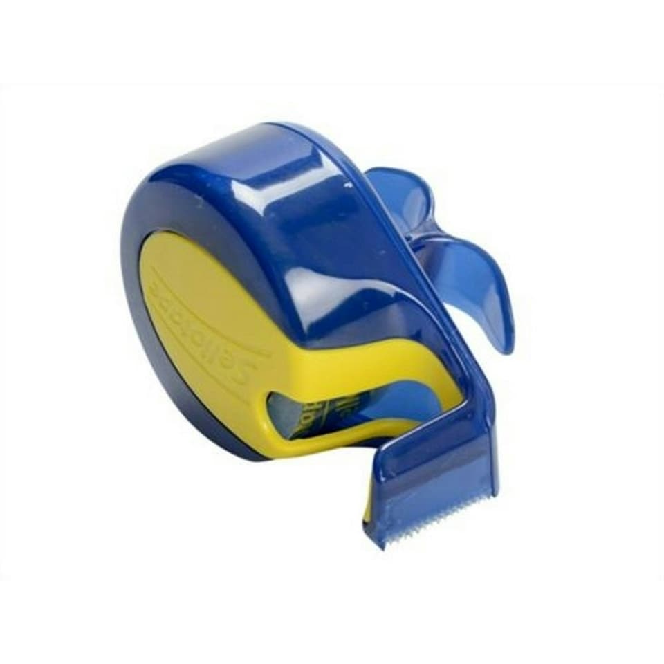 image 1 of Sellotape On Hand Dispenser - Blue/Yellow - 18mm x 15m