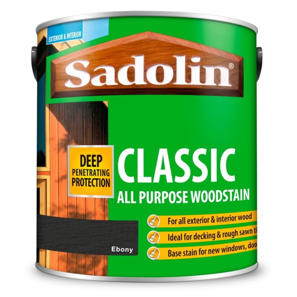 image 1 of Sadolin Classic Wood Protection 2.5L Ebony