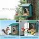 image 7 of PawHut Bird Feeder with Camera, Smart Bird Feeder Camera AI Identifies 16,000 Plus Species, 2K HD Auto Capture Video, APP Instant Notifications, Hummingbird Feeding Add-ons, 3W Solar Panel, 32GB Card