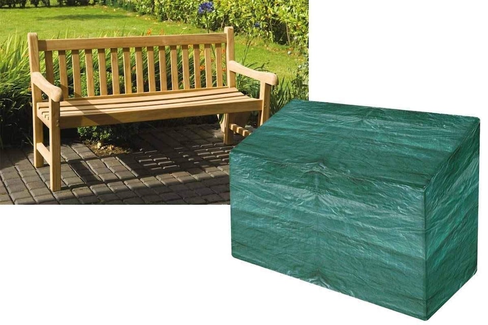 image 1 of Heavy Duty 3 Seater Garden Bench Seat Cover Waterproof Weatherproof Outdoor Rain | Green