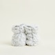 image 4 of Warmies Microwavable Boots Marshmallow Grey