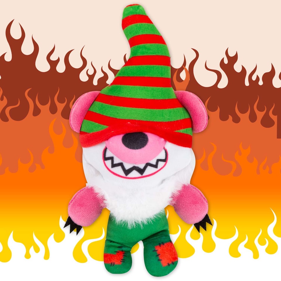image 1 of PMS Deddy Bears Gnomer Plush Toy 14 x 15 x 8 cm in Coffin Box, Green