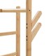 image 3 of Living and Home Bamboo Coat Rack Stand