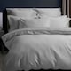 image 2 of Belledorm Pima Cotton 450 Thread Count Duvet Cover - Platinum - Kingsize